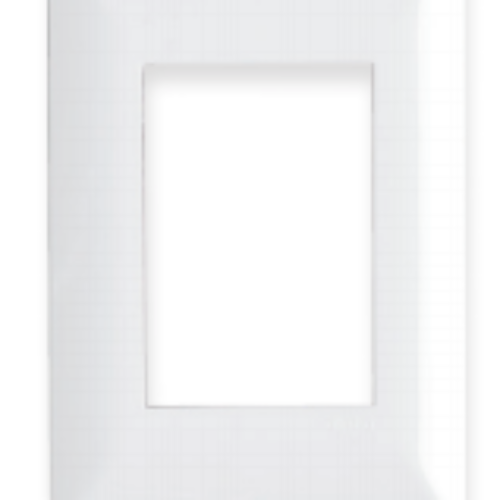 PLACA 3 VENTANAS ALPHA BLANCA CLASSIC