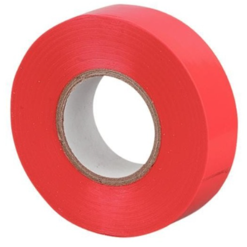 CINTA PLASTICA ROJA 19MM X 9MTS