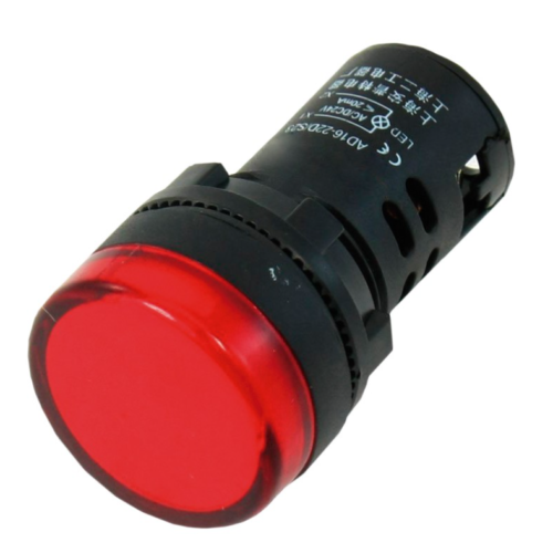 LAMPARA LED 220V ROJO