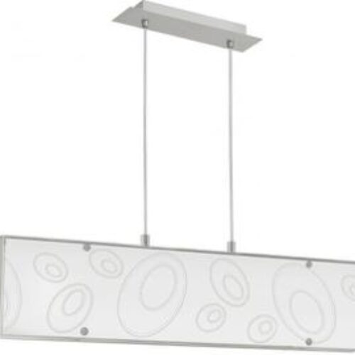 LUMINARIO COLGANTE 60W 127V G9 CRISTAL OPALINO