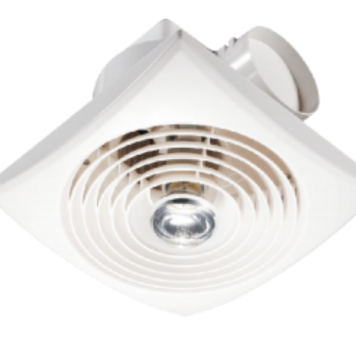 EXTRACTOR DE AIRE CON LUZ 4PG BLANCO